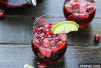 Tangy Cranberry Lime Sangria