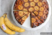 Paleo Golden Banana Flip Cake