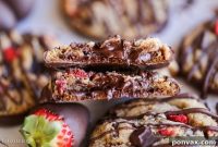 Strawberry Chocolate Indulgence Cookies