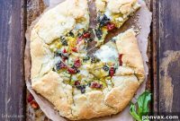Gluten Free Grain Free Mediterranean Spinach Artichoke Galette