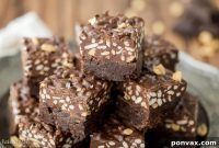 Gluten Free Peanut Butter Crunch Brownies