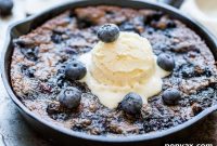 Blueberry Burst Skillet Cookie Gluten Free