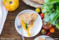 Rustic Gluten-Free Tomato Mozzarella Galette with a Golden Parmesan Crust