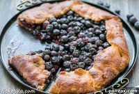 Flaky Gluten-Free Blueberry Galette