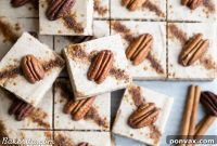 Spiced Vegan Chai Cheesecake Bars