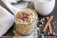 Autumn Spiced Latte Overnight Oats