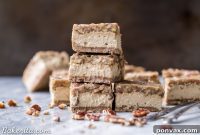 Decadent Gluten Free Pecan Praline Cheesecake Bars