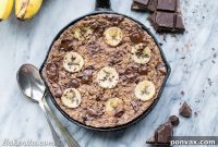 Decadent Banana Chocolate Baked Oats