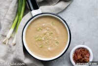 Velvety Cauliflower Leek Bisque