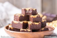 Decadent Vegan Peanut Butter Chocolate Fudge