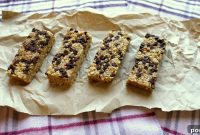 College Fuel Peanut Butter Chocolate Chip Chewy Granola Bars