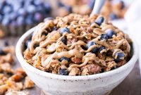 Gluten-Free Paleo Vegan Blueberry Almond Butter Grain-Free Granola
