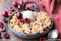 Nourishing Paleo Cherry Crisp Gluten Free Vegan