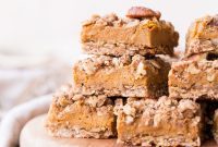 Decadent Vegan Pumpkin Streusel Bars