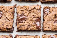 Golden Spiced Vegan Gluten-Free Pumpkin Blondies