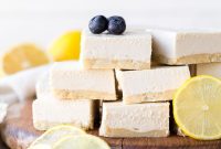 Zesty Vegan No-Bake Lemon Bars