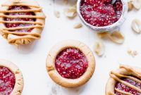 Guilt-Free Vegan Peanut Butter and Jelly Tartlets