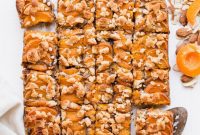 Guilt Free Apricot Frangipane Bars Gluten Free Paleo Vegan