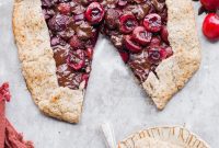 Decadent Chocolate Cherry Galette Gluten Free