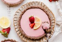 Refreshing No Bake Strawberry Lemonade Tarts Gluten Free Paleo Vegan