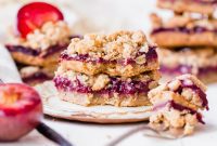 Luscious Gluten-Free Plum Streusel Bars