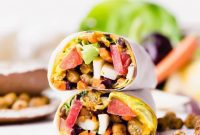 Golden Turmeric Chickpea Wraps with Creamy Tahini Drizzle (Gluten-Free & Vegan)
