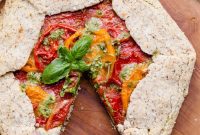 Rustic Gluten-Free Pesto Tomato Galette