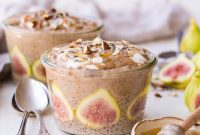 Wholesome Vegan Fig and Cinnamon Oat Chia Parfaits
