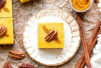 Nourishing Golden Milk Cheesecake Bars No Bake Gluten Free Paleo Vegan