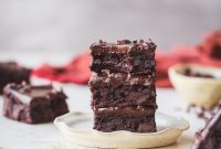 Vegan Gluten Free Fudgy Peppermint Brownies