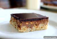 No-Bake Chocolate Peanut Butter Crunch Bars