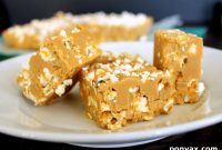 Creamy Crunchy Peanut Butter Popcorn Fudge