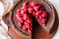 Indulgent Baked Vegan Chocolate Cheesecake