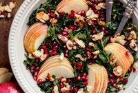 Crisp Autumn Kale Salad with Zesty Apple Vinaigrette