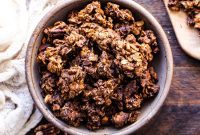 Spiced Vegan Gingerbread Granola Clusters