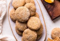 Zesty Soft Chewy Vegan Lemon Cookies