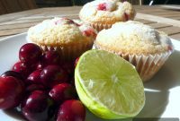 Nutty Brown Butter Cranberry Lime Muffins