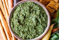 Zero-Waste Vegan Carrot Green Pesto