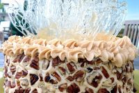 Warm Spiced Apple Layer Cake with Golden Caramel Buttercream