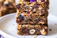 Fully Loaded Vegan Cookie Bars