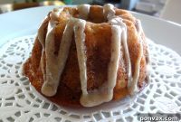 Warm Spiced Pear Cakes with Caramelized Butter Glaze