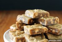 Golden Brown Butterscotch Blondies