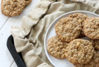 Chewy White Chocolate Oatmeal Cookies