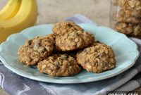 Hearty Banana Oatmeal Chocolate Chip Cookies