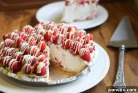 Effortless White Chocolate Raspberry Cheesecake Pie