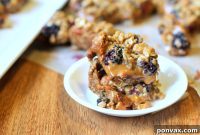 Dulce de Leche Swirl Blackberry Crumble Squares