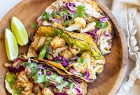 Zesty Roasted Cauliflower Tacos with Tangy Cabbage Slaw