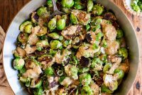 Glazed Miso Sesame Brussels Sprouts
