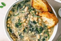 Wholesome One-Pot White Bean Mushroom Stew
