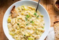 Silky Butter Beans with Zesty Leeks and Lemon